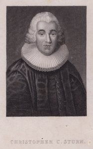 Christopher Christian Sturm, Duitse theoloog (gravure) door German School