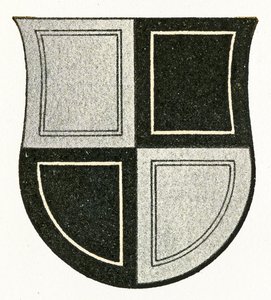Wapen van Zollern (Hechingen), ca. 1898 door German School