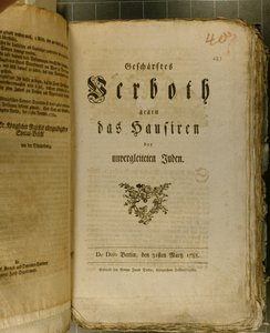 Procedurecode uit 1776