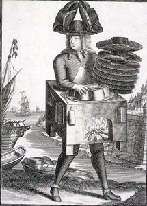 Kostuum voor een hoedenmaker, gepubliceerd door Gerard Valck c.1690 door German School