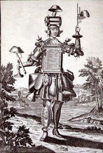 Kostuum voor een blikslager, uitgegeven door Gerard Valck, ca. 1690 door German School