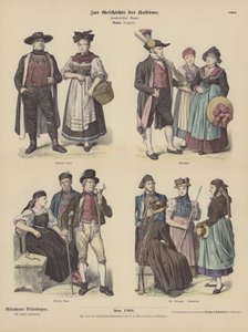 Kostuums van Baden, Duitsland