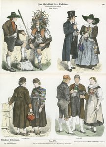 Kostuums van de Tirol, 19e eeuw