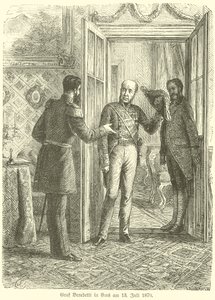 Graaf Benedetti in Ems, 13 juli 1870