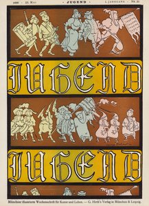 Omslagillustratie voor Jugend magazine, 1896