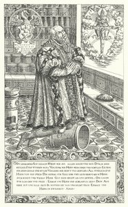Cyriacus Schnaus, apotheker in 16e-eeuws Neurenberg door German School