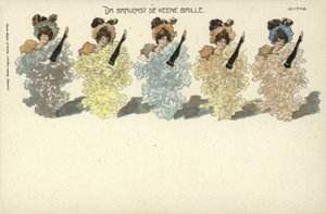 Da Brauchst De Keene Brille (kleurenlitho)