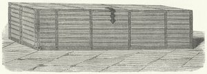 De kist van Dante Alighieri (gravure)