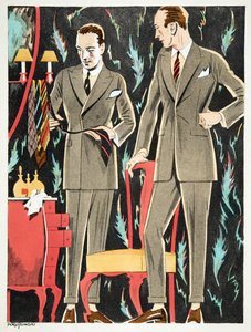 Der Arbiter, outfits door Fasskessel & Muntmann, uit Styl, uitgegeven 1922