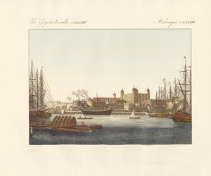 Beschrijving van de Tower of London door German School