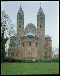 Oostkant van de Speyer Kathedraal, begonnen 1030 door German School