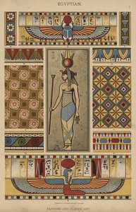 Egyptisch, schilderkunst en plastische kunst
