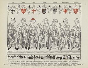 Verkiezing van Hendrik VII van Luxemburg tot Heilige Roomse Keizer, Frankfurt, 27 november 1308