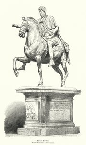 Ruiterstandbeeld van Marcus Aurelius, Romeinse keizer door German School