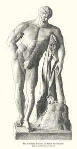 Farnese Hercules, Romeinse kopie van een oud-Grieks standbeeld door Lysippos door German School