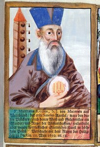 Vader Matteo Ricci (1552-1610) in mandarijnenkleding door German School