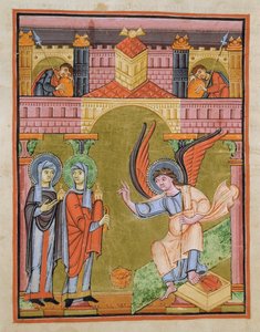 Fol. 33v van het Reichenau School Evangeliary, Codex F. II. 1 door German School