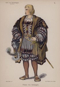 Franz von Sickingen, uit Götz von Berlichingen door Goethe door German School