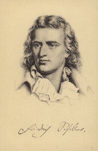 Friedrich von Schiller (1759-1805), Duits dichter, filosoof, historicus en toneelschrijver (litho)