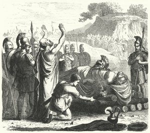 Begrafenisceremonie na de Slag bij Coronea, 394 v.Chr. door German School