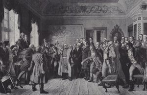 Toespraak van generaal Yorck tot de Staten van Oost-Pruisen in Koningsbergen, 5 februari 1813 door German School