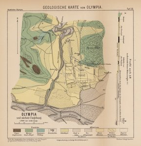 Geologische kaart van Olympia