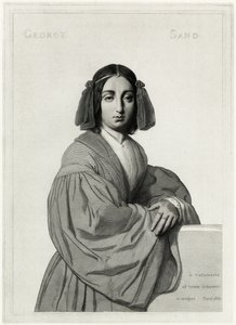 George Sand door German School