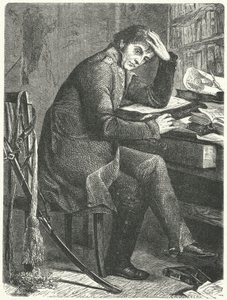 Gerhard von Scharnhorst, Duitse generaal en hervormer van het Pruisische leger (gravure) door German School