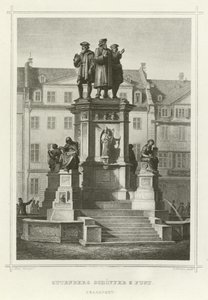 Gutenberg, Schoffer en Fust, Frankfurt door German School