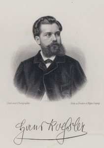 Hans von Koessler, Duitse componist, dirigent en muziekleraar (gravure) door German School