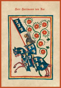 Hartmann von Aue, Medieval Songbook (vellum) door German School