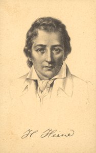 Heinrich Heine (litho) door German School