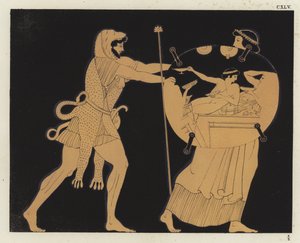 Hercules en Athena door German School