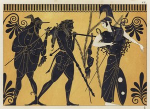 Hercules en Cercopes door German School