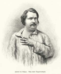 Honoré de Balzac, Franse romanschrijver en toneelschrijver door German School