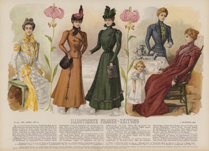 Illustratie voor Illustrirte Frauen-Zeitung door German School