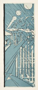 Illustratie uit Styl, pub.1922 (pochoirdruk)