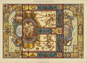 Italiaanse Renaissance, Glas-in-lood door German School