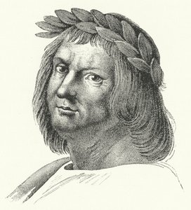 Jacopo Sannazaro, Italiaanse dichter (gravure) door German School