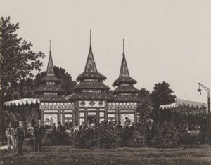 Japanse porseleinen paviljoen vissers door German School