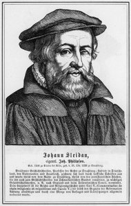 Johann Sleidan (gravure) door German School