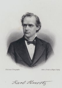 Karl Knortz, Duits-Amerikaanse auteur (gravure) door German School