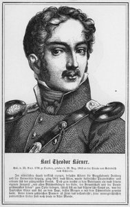 Karl Theodor Korner (gravure) door German School