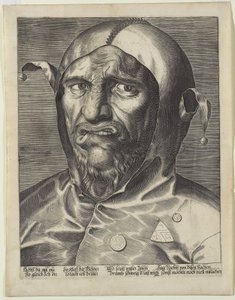 Groot hoofd van een nar, c.1600 door German School