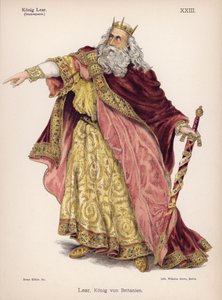 Lear, koning van Brittannië, uit Shakespeares King Lear