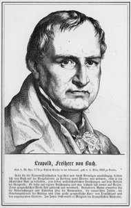 Leopold, Vrijheer von Buch (gravure)