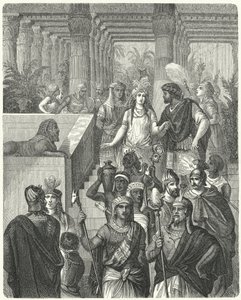 Huwelijk van Masinissa, Koning van Numidië, en Sophonisbe van Carthago door German School