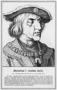 Maximiliaan I, Duitse Keizer (gravure)