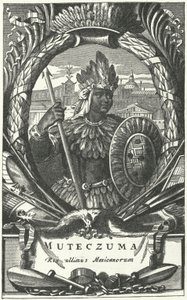 Montezuma II, Azteekse keizer door German School