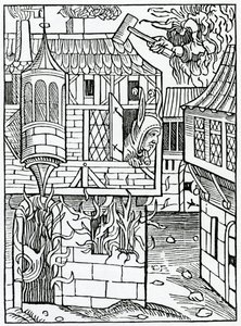 Van opscheppen of vertrouwen op fortuin, illustratie uit Alexander Barclay